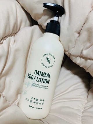 (주)에네스티 내추럴 촉촉  오트밀 바디로션 500ml — 4점을 준 리뷰어가 2020년 4월 올린 사용 사진