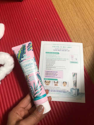 포레스트힐 SS 그린 밸런스 클렌져 100ml + 헤어밴드 — 5점을 준 리뷰어가 2020년 4월 올린 사용 사진