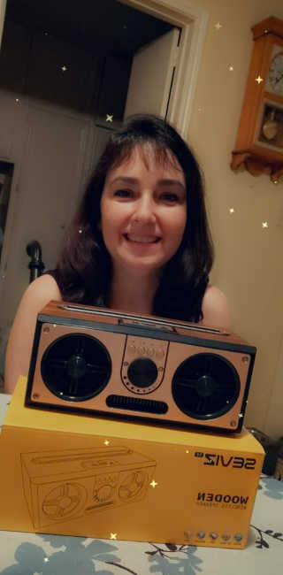SEVIZ RETRO20W 레트로 블루투스 스피커 — 5점을 준 리뷰어가 2020년 6월 올린 사용 사진