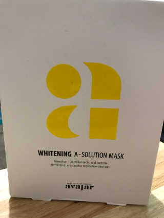 Avajar A-Solution 마스크 — 4점을 준 리뷰어가 2021년 1월 올린 사용 사진