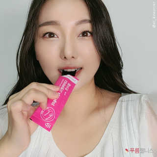 [푸름웰니스] 다이아몬드 타트체리 콜라겐 — 4점을 준 리뷰어가 2020년 10월 올린 사용 사진