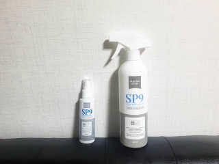 SP9 스프레이형 프리미엄 살균소독제 500ml+100ml — 5점을 준 리뷰어가 2020년 11월 올린 사용 사진