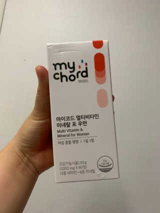 JW중외제약 마이코드 멀티비타민미네랄 포 우먼 — 5점을 준 리뷰어가 2020년 8월 올린 사용 사진