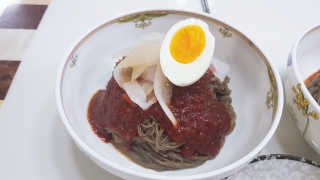 [해주냉면] 신천맛집 매운 비빔냉면 2인분 + 무절임 — 4점을 준 리뷰어가 2020년 5월 올린 사용 사진