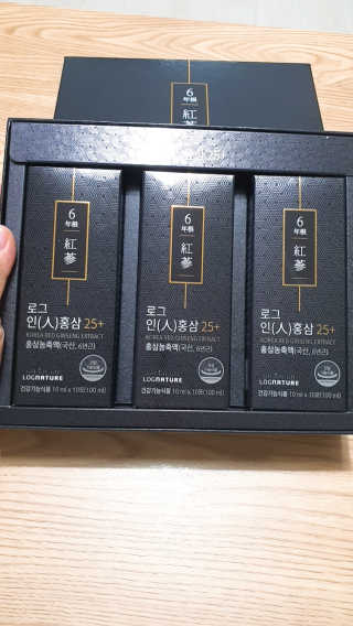 로그네이처 로그 인 홍삼 25+ — 5점을 준 리뷰어가 2020년 6월 올린 사용 사진