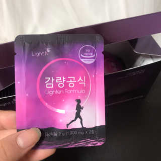 [감량공식] 다이어트 건강기능식품 신규 캠페인 — 4.5점을 준 리뷰어가 2020년 4월 올린 사용 사진