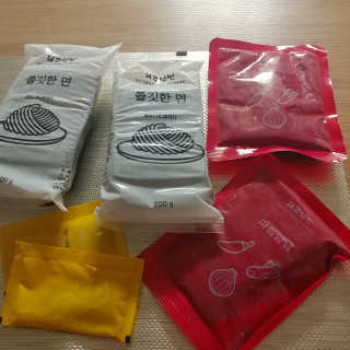 [해주냉면] 신천맛집 매운 비빔냉면 2인분 + 무절임 — 3점을 준 리뷰어가 2020년 5월 올린 사용 사진