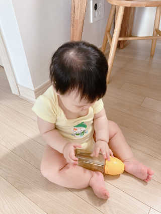 유비맘 PPSU 젖병 노꼭지_260ml_컬러 랜덤 발송 — 5점을 준 리뷰어가 2020년 8월 올린 사용 사진