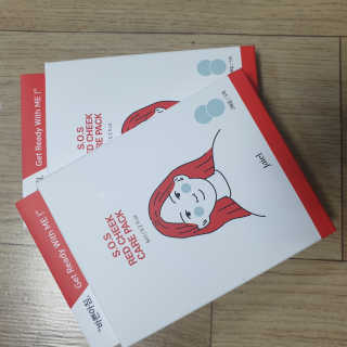 자이엘 S.O.S 레드 칙 케어팩 2 Box — 5점을 준 리뷰어가 2020년 4월 올린 사용 사진
