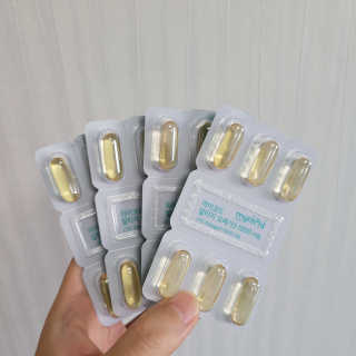 JW중외제약 마이코드 알티지 오메가3 1000 mg — 5점을 준 리뷰어가 2020년 9월 올린 사용 사진