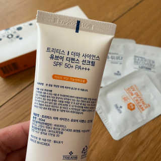 [트리티스] UV 디펜스 선크림 PA+++ / SPF50+  60ml — 3.5점을 준 리뷰어가 2020년 10월 올린 사용 사진