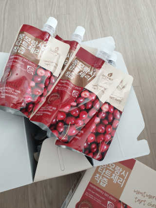 자연에온 몽모랑시 타트체리 착즙 100mL 10개입 2BOX — 5점을 준 리뷰어가 2020년 10월 올린 사용 사진
