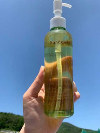스킨큐어 산다화 순한 클렌징 동백 오일 200ml — 5점을 준 리뷰어가 2020년 6월 올린 사용 사진