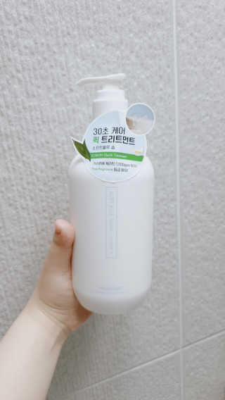 멈칫 향기좋은 약산성 샴푸, 단백질 퀵트리트먼트 택1 — 5점을 준 리뷰어가 2020년 5월 올린 사용 사진