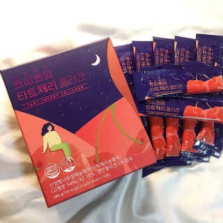 서울약사신협_쁘띠쁘띠타트체리콜라겐_20g x 14포 — 4점을 준 리뷰어가 2020년 12월 올린 사용 사진