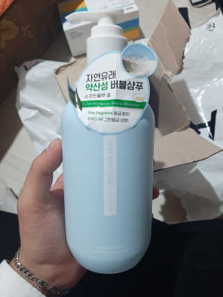 멈칫 향기좋은 약산성 샴푸, 단백질 퀵트리트먼트 택1 — 5점을 준 리뷰어가 2020년 6월 올린 사용 사진