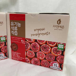 자연에온 유기농 석류 착즙 100mL 10개입 2BOX — 5점을 준 리뷰어가 2020년 11월 올린 사용 사진