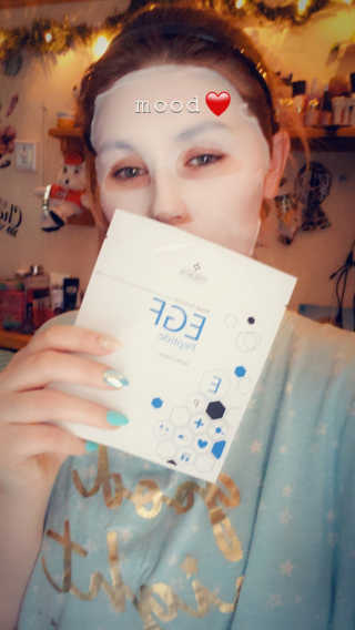 트리티스 [Treatis] Facial Sheet Mask — 5점을 준 리뷰어가 2020년 12월 올린 사용 사진