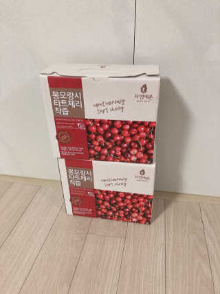자연에온 몽모랑시 타트체리 착즙 100mL 10개입 2BOX — 5점을 준 리뷰어가 2020년 11월 올린 사용 사진
