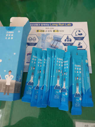BAIO HEALTH LABS LONG RUN LAB 10개입 1박스 — 3.5점을 준 리뷰어가 2020년 4월 올린 사용 사진