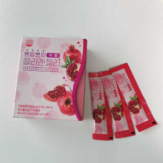 헬스업_쁘띠쁘띠석류콜라겐젤리_20g x 14포 — 5점을 준 리뷰어가 2020년 8월 올린 사용 사진