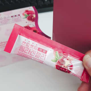 헬스업_쁘띠쁘띠석류콜라겐젤리_20g x 14포 — 5점을 준 리뷰어가 2020년 11월 올린 사용 사진