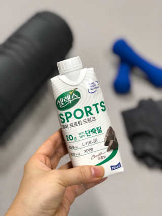 셀렉스스포츠 셀렉스 스포츠 드링크 초콜릿 _ 330ml x 12팩 — 5점을 준 리뷰어가 2020년 11월 올린 사용 사진