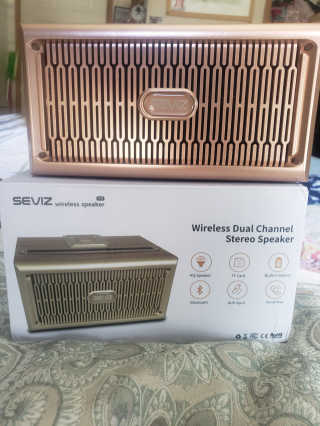 SEVIZ GOLD20W 레트로 블루투스 스피커 — 5점을 준 리뷰어가 2020년 6월 올린 사용 사진