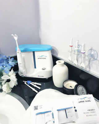아이디어마을 산모 관리 Waterfloss WP-10 이중 스프레이 노즐 — 5점을 준 리뷰어가 2020년 10월 올린 사용 사진