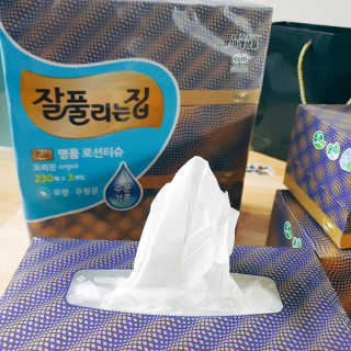 잘풀리는집 부드러운 모이스처 보습 미용 티슈 230매 — 5점을 준 리뷰어가 2020년 9월 올린 사용 사진