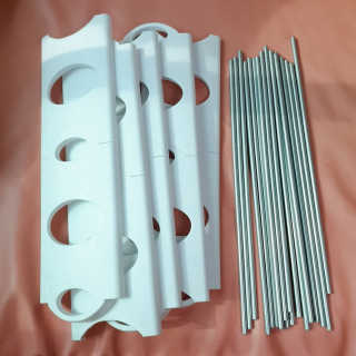 바네스데코 DIY 오픈 10단 신발 정리대 화이트 — 5점을 준 리뷰어가 2020년 5월 올린 사용 사진