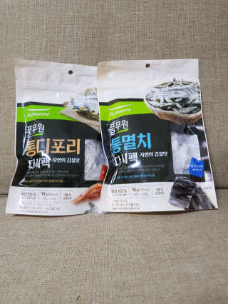 [풀무원] 자연의 감칠맛 통디포리, 통멸치 다시팩 세트 — 5점을 준 리뷰어가 2020년 5월 올린 사용 사진