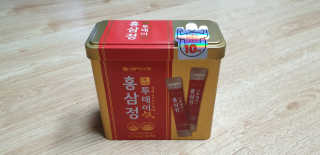 서울약사신협_투데이홍삼정_틴케이스_10g x 30포 — 5점을 준 리뷰어가 2020년 7월 올린 사용 사진