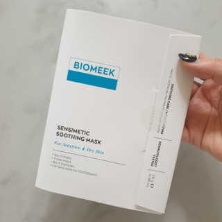 바이오믹 BIOMEEK SENSIMETIC SOOTHING MASK.S — 5점을 준 리뷰어가 2020년 7월 올린 사용 사진