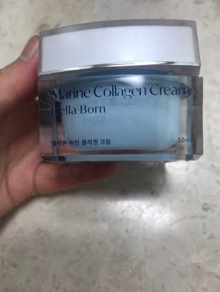델라본 마린 콜라겐 수분크림 — 4점을 준 리뷰어가 2020년 6월 올린 사용 사진