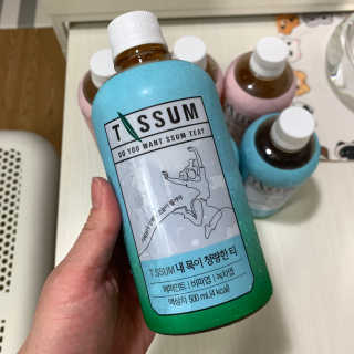 서울에프엔비 티썸 내 목이 청량한 티, 티썸 내 밤이 편안한 티 — 5점을 준 리뷰어가 2020년 10월 올린 사용 사진