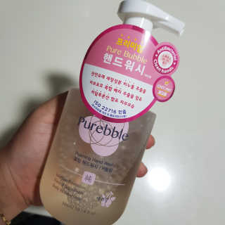 Purebble 당김없이 속촉촉_퓨어블 핸드워시 3종 [랜덤발송] — 5점을 준 리뷰어가 2020년 8월 올린 사용 사진