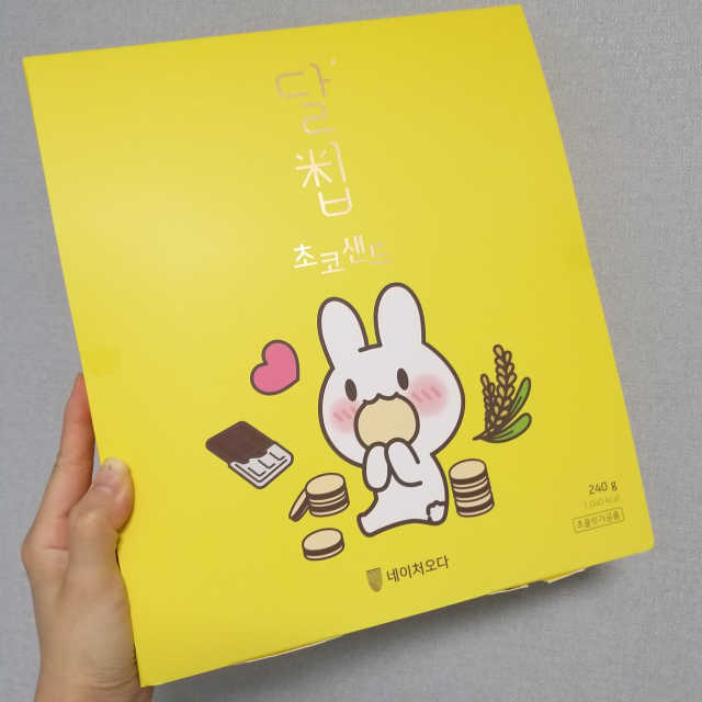 달칩 초코샌드 선물세트 리뷰 사진