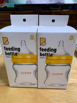 유비맘 신생아젖병 120ml 트리플팩_ 젖꼭지 포함 — 5점을 준 리뷰어가 2020년 8월 올린 사용 사진