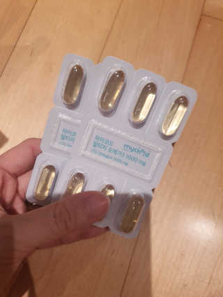 JW중외제약 마이코드 알티지 오메가3 1000 mg — 5점을 준 리뷰어가 2020년 8월 올린 사용 사진