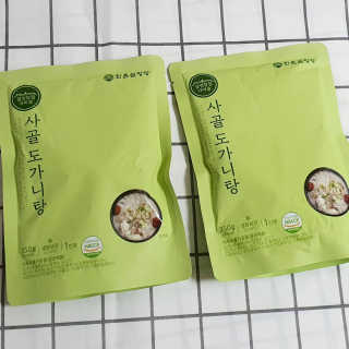 한촌몰 설렁탕집 가마솥 도가니탕 350g x 2팩 — 3점을 준 리뷰어가 2020년 8월 올린 사용 사진