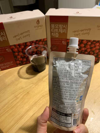 자연에온 몽모랑시 타트체리 착즙 100mL 10개입 2BOX — 4.5점을 준 리뷰어가 2020년 10월 올린 사용 사진