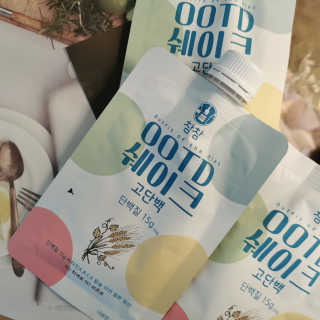 [꾸콤] 참참 OOTD쉐이크 고단백 일주일세트 50g x 5 — 5점을 준 리뷰어가 2020년 10월 올린 사용 사진