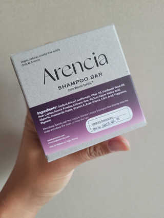 Arencia 아렌시아 가든 유토피아 2-in-1 샴푸바 — 5점을 준 리뷰어가 2020년 12월 올린 사용 사진