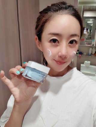 델라본 마린 콜라겐 수분크림 — 5점을 준 리뷰어가 2020년 4월 올린 사용 사진