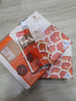 자연에온 핑크 자몽 착즙 100mL 10개입 2BOX — 5점을 준 리뷰어가 2020년 11월 올린 사용 사진
