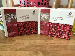 자연에온 몽모랑시 타트체리 착즙 100mL 10개입 2BOX — 5점을 준 리뷰어가 2020년 9월 올린 사용 사진