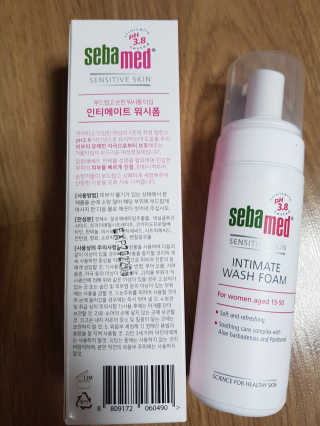 세바메드 인티메이트 워시폼 [거품타입 여성청결제] — 5점을 준 리뷰어가 2020년 7월 올린 사용 사진