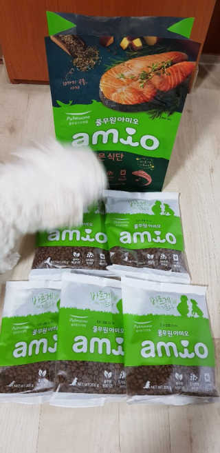 [풀무원 아미오] 자연담은식단 1kg 3종 — 5점을 준 리뷰어가 2020년 12월 올린 사용 사진