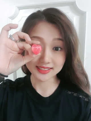 [블랙루즈] 컬러 락 하트 틴트 1+1 — 5점을 준 리뷰어가 2020년 7월 올린 사용 사진